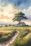 Leonardo_Diffusion_The_Posbank_in_the_Netjerlands_landscape_in_0