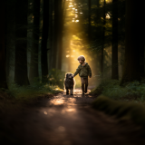 miswm_In_een_bos_lopen_twee_kinderen_hand_in_hand_samen_met_een_5917b8d5-365c-451e-a469-882fb7bf873d